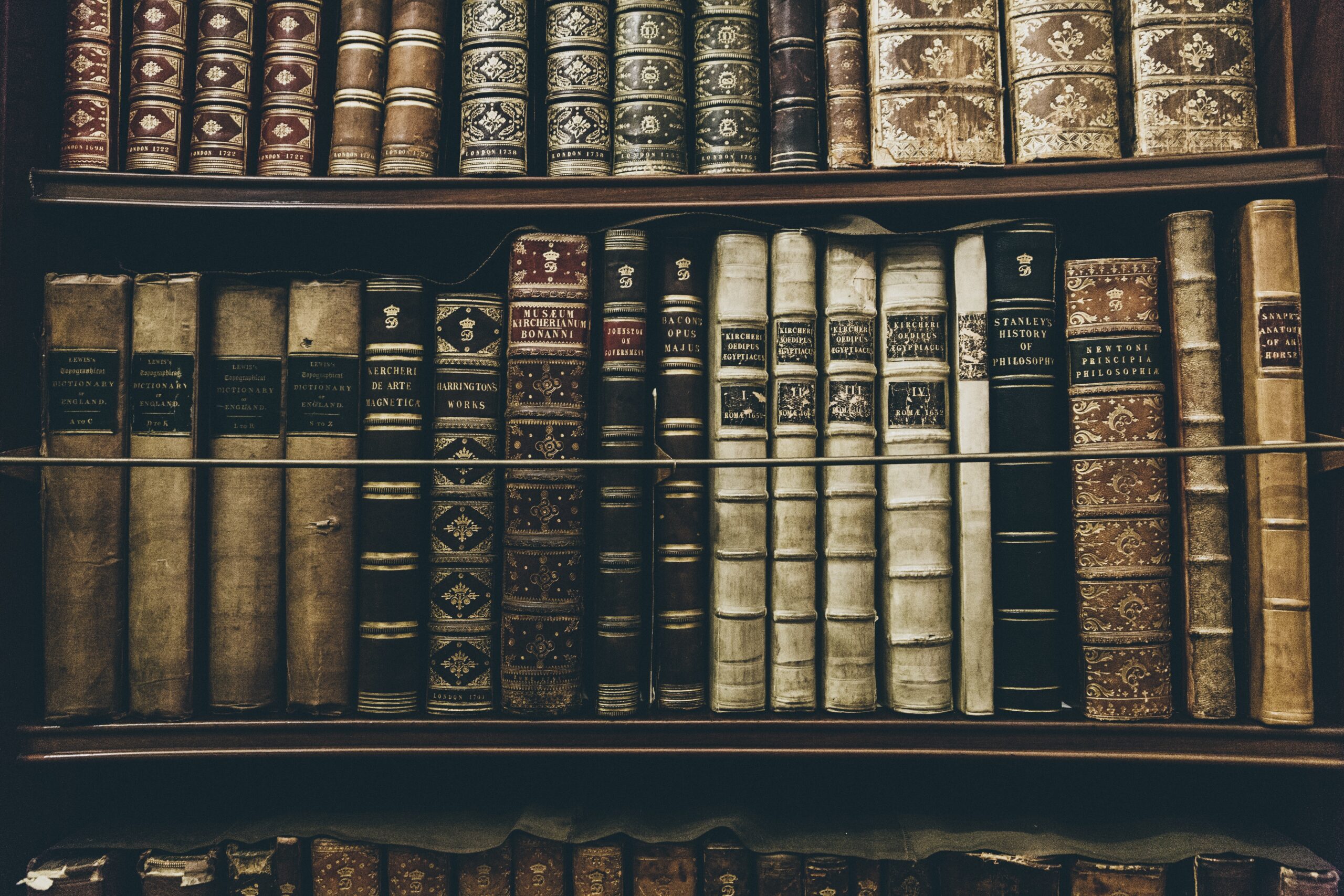 libri antichi su uno scaffale. Libreria Bocca
